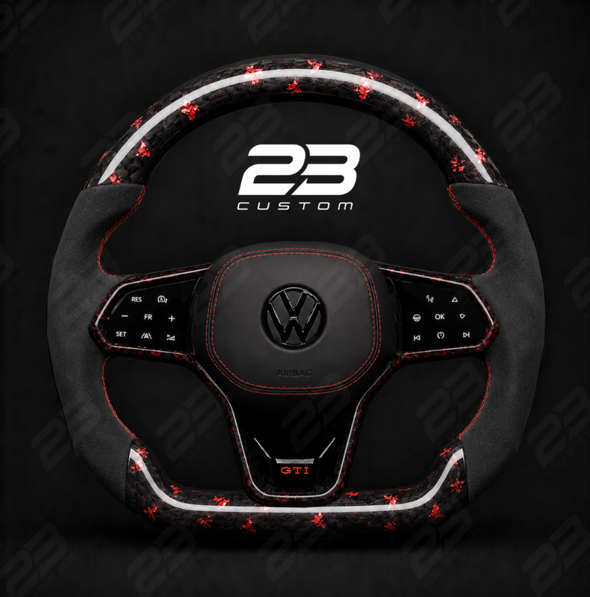 Volant Volkswagen Personnalisé Golf8/Polo R/GTI (2019-2025)