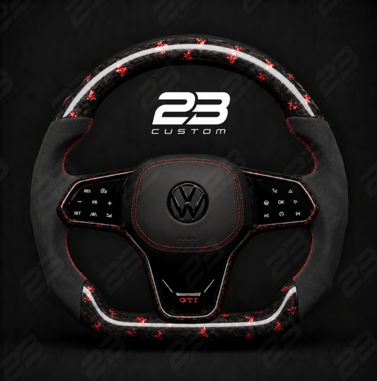 Volant Volkswagen Personnalisé Golf8/Polo R/GTI (2019-2025)